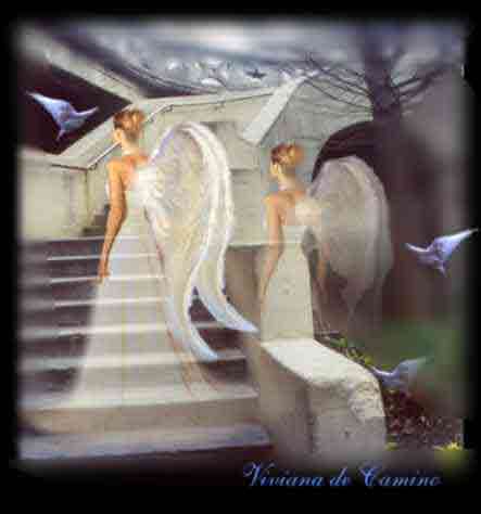 Angels Ascendsa Staircase Amid Rossand Doves